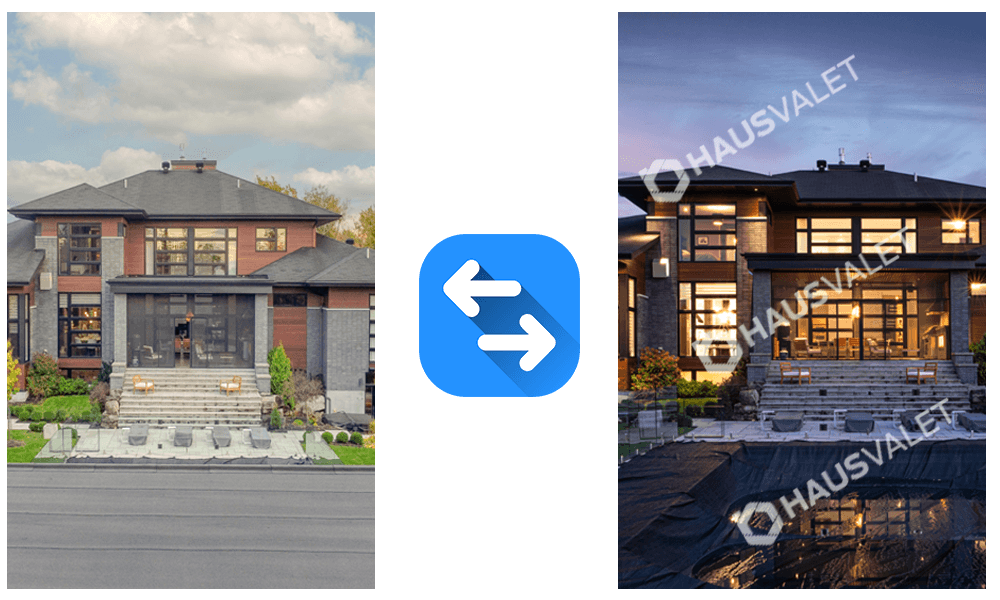 Photo swapping service - Professional real estate photo replacement by Hausvalet